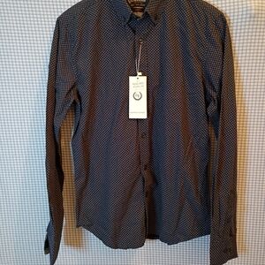 Denim & Flower Slim Fit Shirt Size S